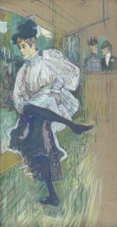 Jane Avril Dansant Henri de Toulouse-Lautrec